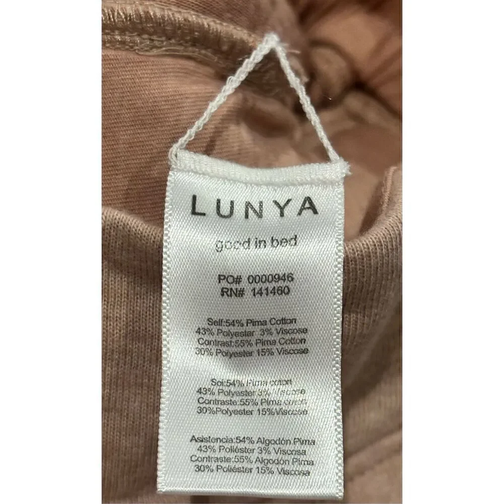 Lunya Restore Double Faced Shorts in Pink NWT Size XS